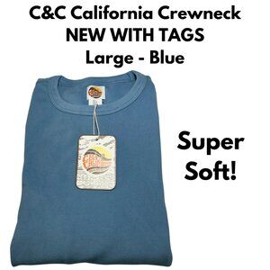 C&C California Blue Crewneck NWT